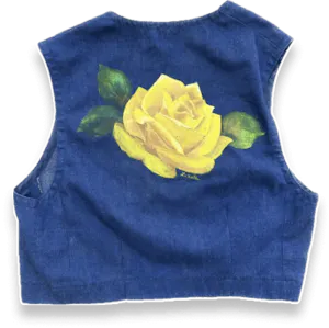 Hand painted vest